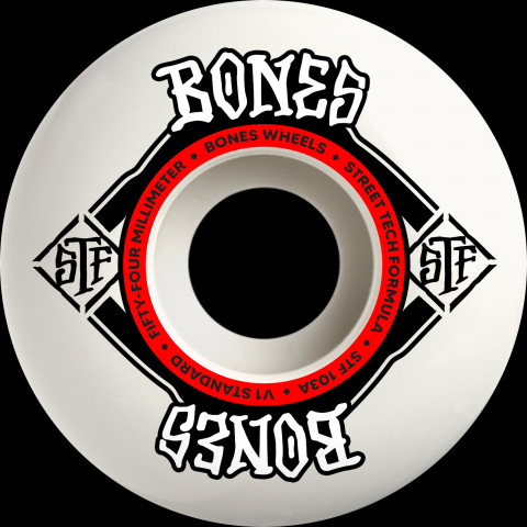 Колеса для скейтборда Bones STF Standard 103A 54мм